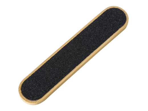 Пилка для ногтей из бамбука Bamboo nail (натуральный, черный)